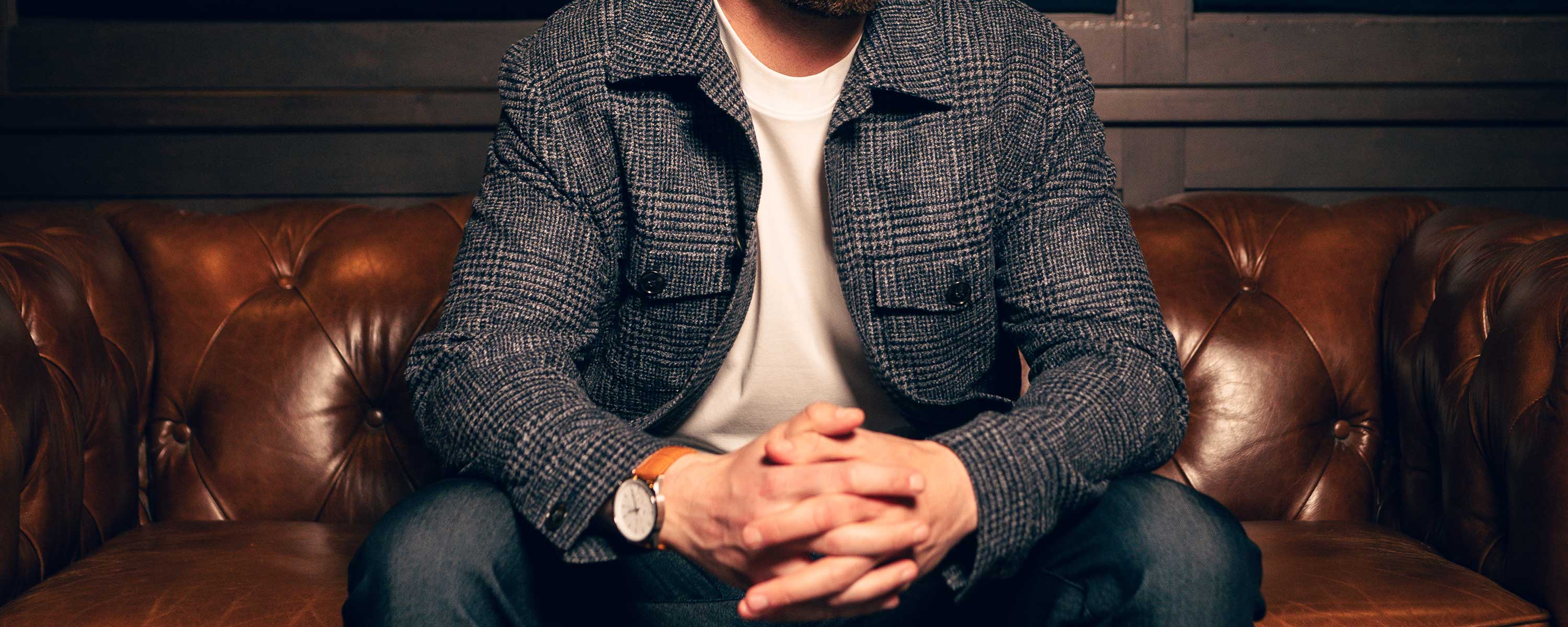 Man in custom tailored suit